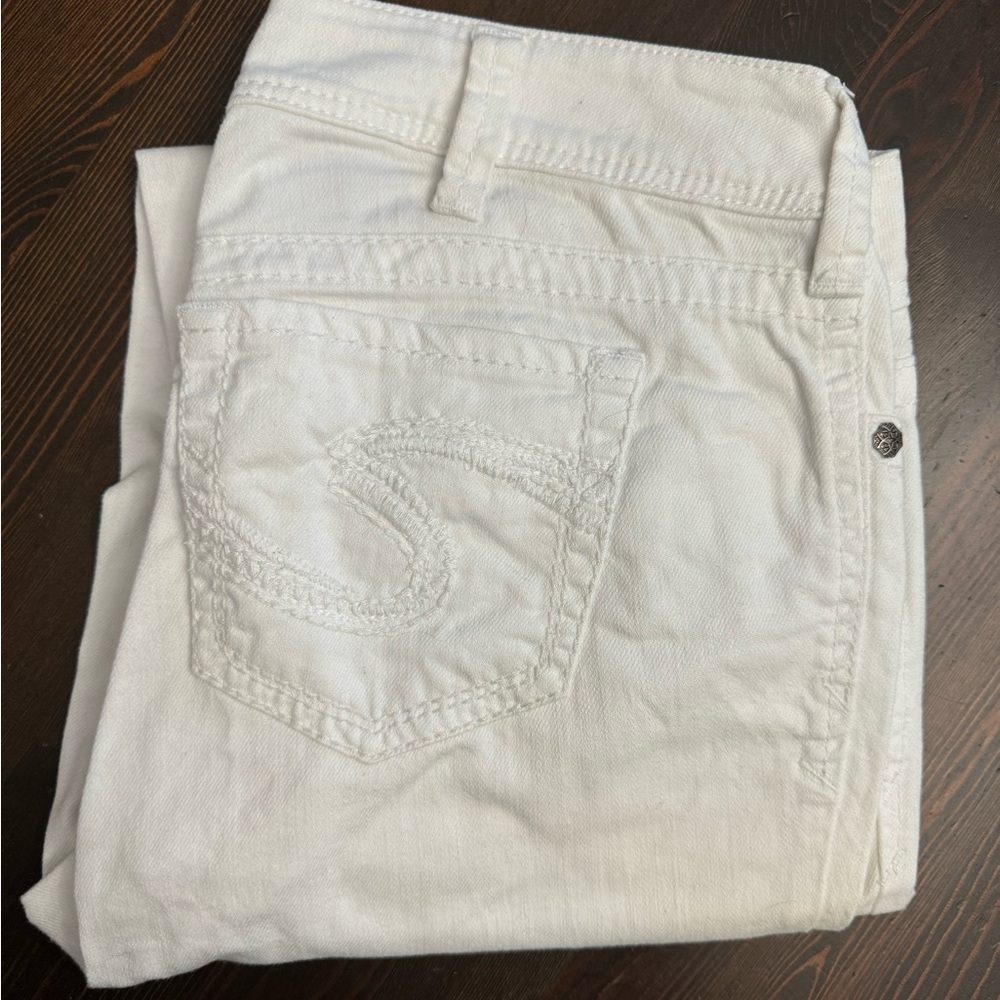 Women’s Silver jeans - white SUKI skinny 31/31